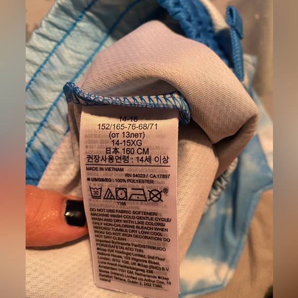 Gap Kids Cloud Shorts, Blue NWOT - Picture 3 of 8